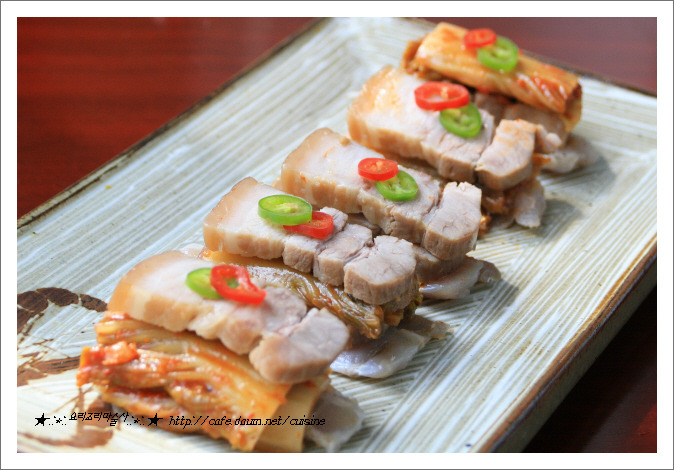 집에서 만드는 홍어삼합 ( 돼지고기 수육 맛있게 삶는 비결)